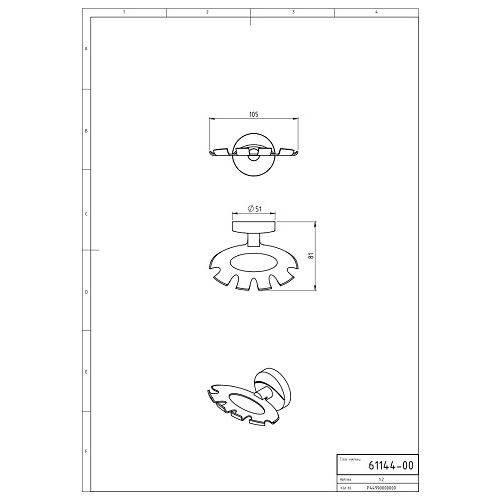 Držák kartáčků a pasty Metalia 11, chrom, Novaservis, 0144,0