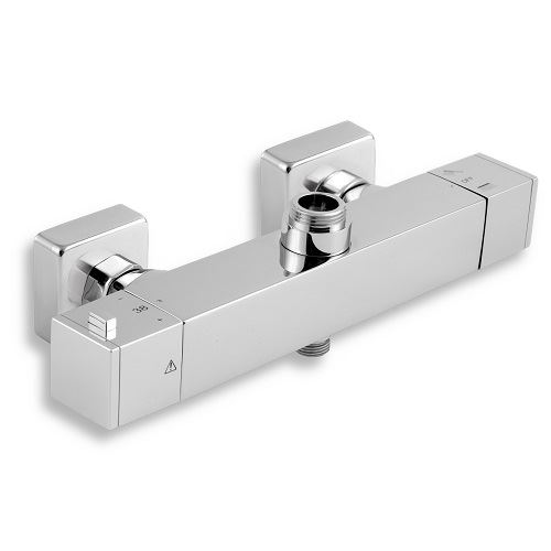 Sprchová baterie Aqualight 150 mm, chrom, nástěnná, termostatická, bez příslušenství, Novaservis 2862/1,0