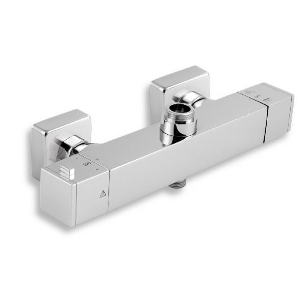 Sprchová baterie Aqualight 150 mm, chrom, nástěnná, termostatická, bez příslušenství, Novaservis 2862/1,0