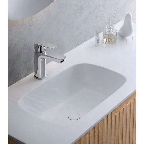 Umyvadlová baterie Metalia 58, chrom, stojánková, s výpustí, Novaservis 58003,0