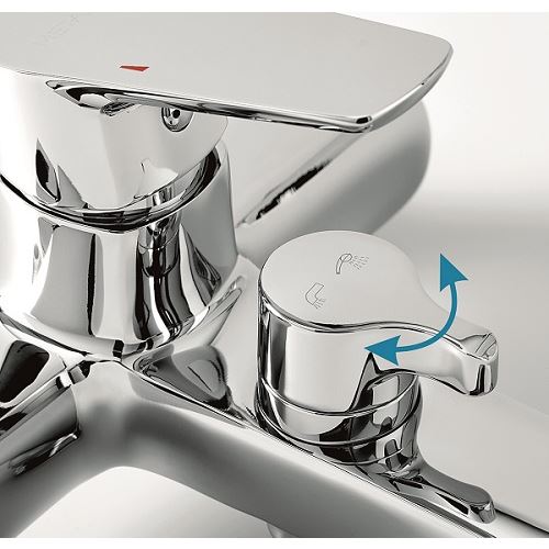 Vanová baterie Metalia 58 150 mm, chrom, nástěnná, bez příslušenství, Novaservis 58020/1,0