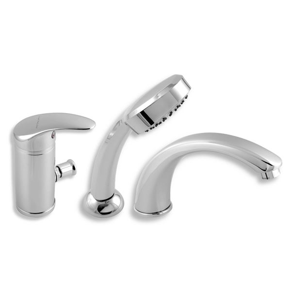 Vanová baterie Metalia 55, chrom, stojánková víceotvorová, bez příslušenství, Novaservis 55045,0