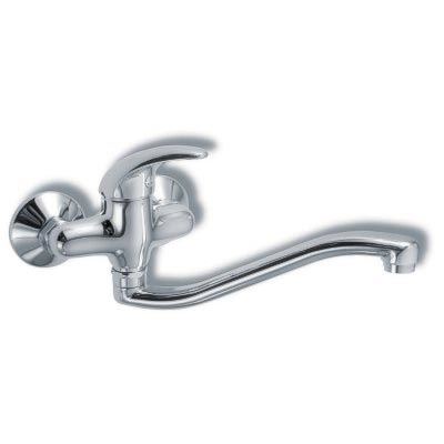 Umyvadlová baterie Metalia 55 100 mm, chrom, nástěnná, Novaservis 55074L,0