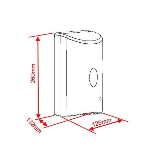 Dávkovač mýdla automatický, bílý, se senzorem, Novaservis, 69082.1