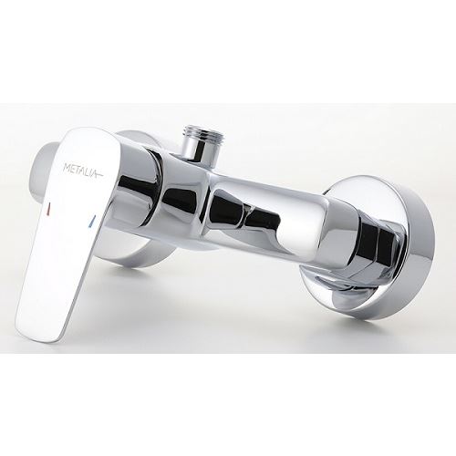 Sprchová baterie Metalia 58 150 mm, chrom, nástěnná, bez příslušenství, Novaservis 58062/1,0
