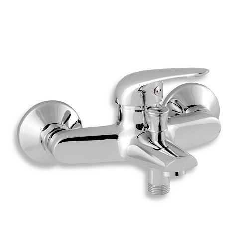 Vanová baterie Titania Hit 150 mm, chrom, nástěnná, bez příslušenství, Novaservis 95520/1,0