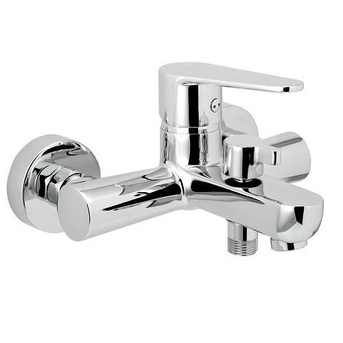 Vanová baterie Titania Fresh 150 mm, chrom, nástěnná, bez příslušenství, Novaservis 96021/1,0