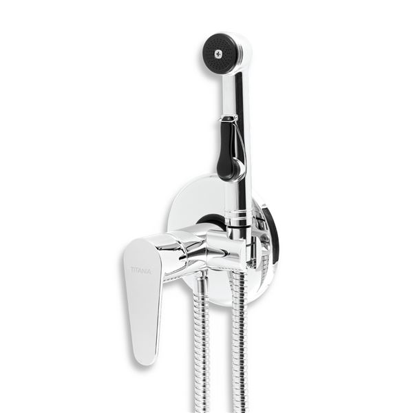 Bidetová baterie Titania Fresh, chrom, podomítková, Novaservis 96211,0