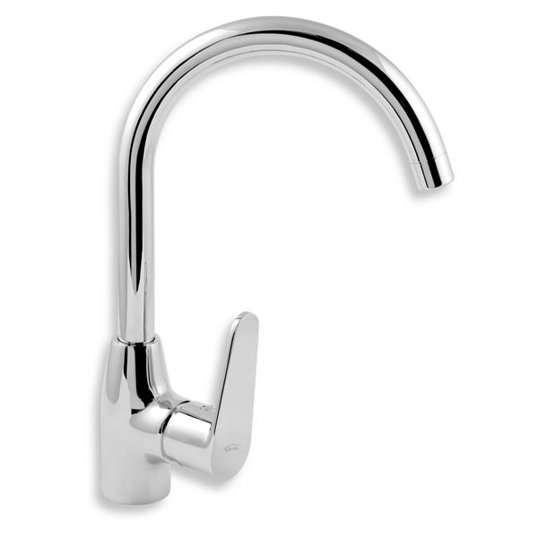 Dřezová baterie Titania Fresh, chrom, stojánková, Novaservis 96713,0