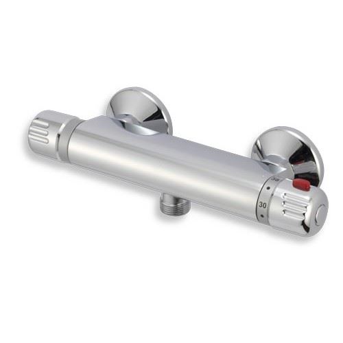 Sprchová baterie Aqualight 150 mm, chrom, nástěnná, termostatická, bez příslušenství, Novaservis 2660/1,0