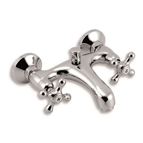 Vanová baterie Titania Retro II 150 mm, chrom, nástěnná, bez příslušenství, Novaservis 99120/1,0