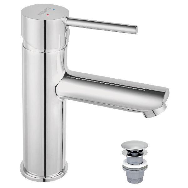 Dřezová baterie Titania Iris, chrom, stojánková, Novaservis BFI2