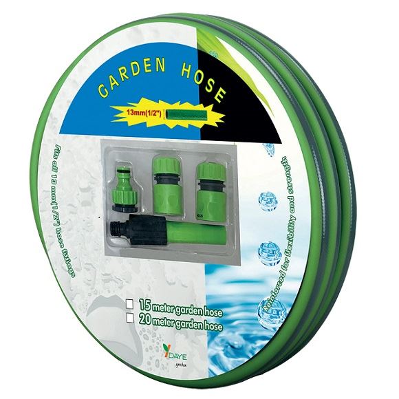 Hadice zahradní 1/2"× 15m, sada spojek, Novaservis DY5115S