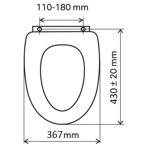 WC sedátko s poklopem, Soft-Close, bílé, Novaservis WC/SOFTNATURE