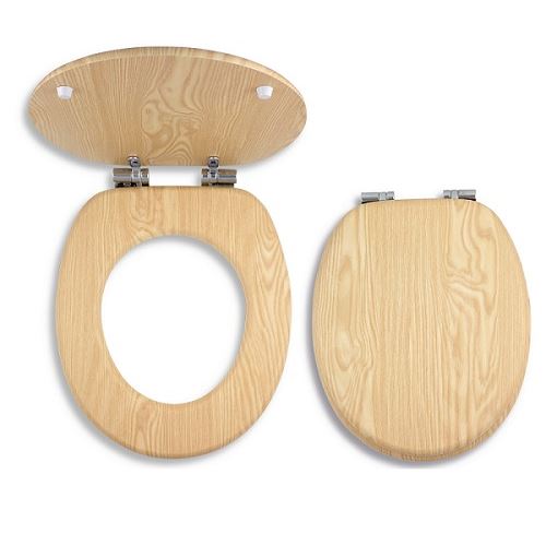 WC sedátko s poklopem, dřevěný dekor, Novaservis WC/JASAN
