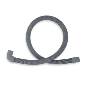 Vypoučtěcí pračková hadice 1,5 m, s kolenem