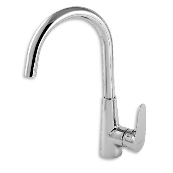 Dřezová baterie Titania Smart, chrom, stojánková, Novaservis 98713,0