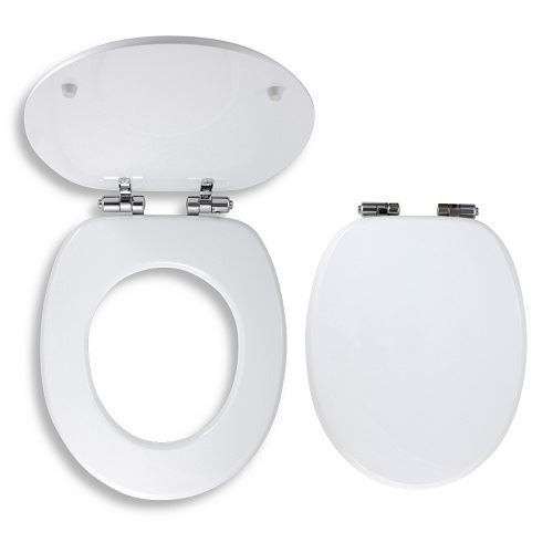 WC sedátko s poklopem, Soft-Close, bílé, Novaservis WC/SOFTMDF