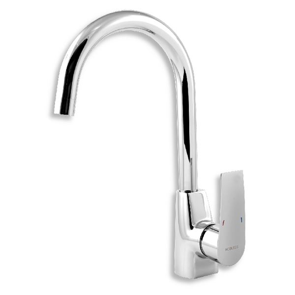 Dřezová baterie Nobless Heda, chrom, stojánková, Novaservis 40713,0