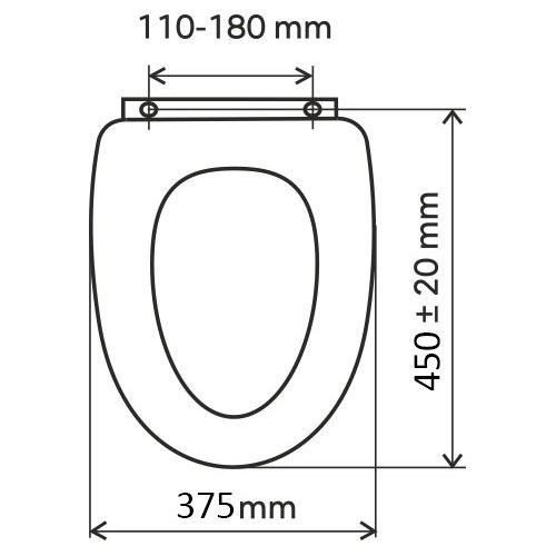 WC sedátko s poklopem, bílé, Novaservis WC/BILAMDF