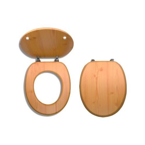 WC sedátko s poklopem, dřevěný dekor, Novaservis WC/BOROVICE