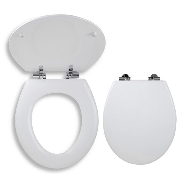 WC sedátko s poklopem Lyra, Soft-Close, bílé, Novaservis WC/SOFTLYRA