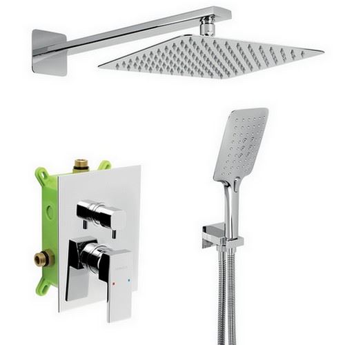 Sprchová sada Nobless Edge, s přepínačem, podomítková, chrom, Novaservis, SADA36051R,0