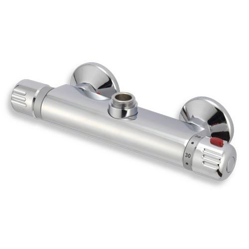 Sprchová baterie Aqualight 150 mm, chrom, nástěnná, termostatická, bez příslušenství, Novaservis 2661/1,0