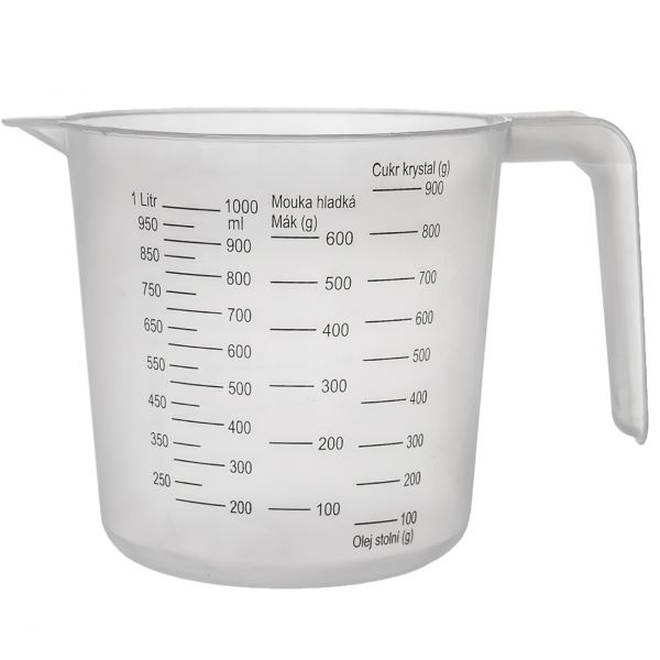 Kuchyňská odměrka s výlevkou, 1 l, Orion, 120539