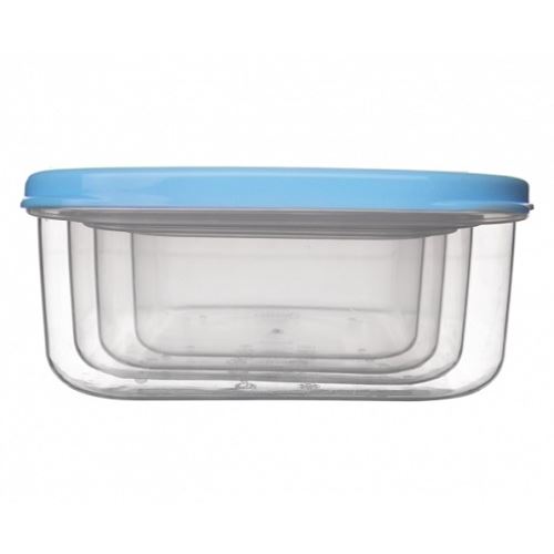 Svačinový box 4 ks čtverec, Orion, 154015