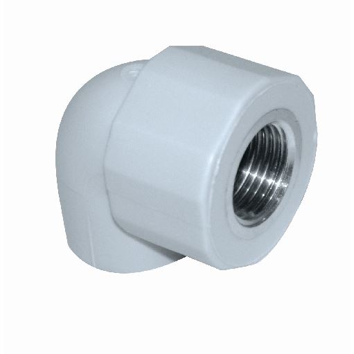 Koleno PPR 90° s kovovým vnitřním závitem d 20 x 1/2"