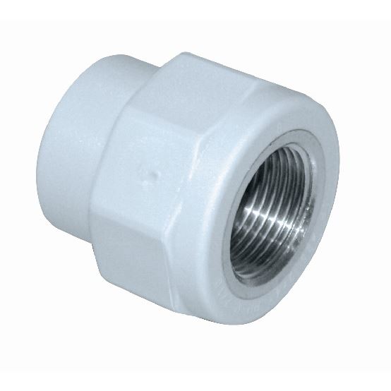 Přechodka PPR s kovovým vnitřním závitem d 20 x 1/2"
