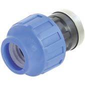 Plastová svěrná přechodka PP-S d 25 x 1/2", s vnitřním závitem