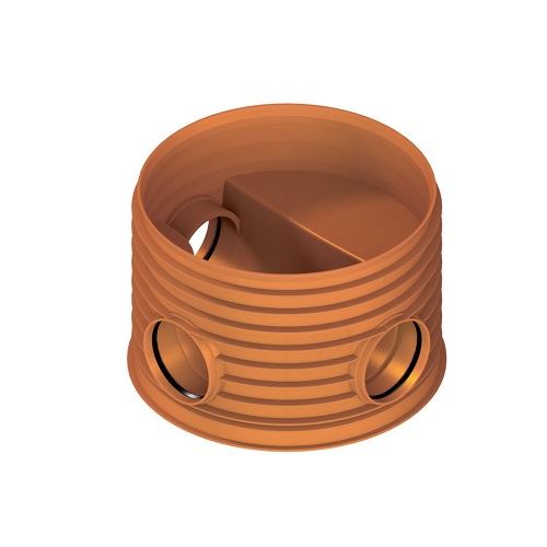 Šachtové dno přímé DN 630/250, 0°/180°