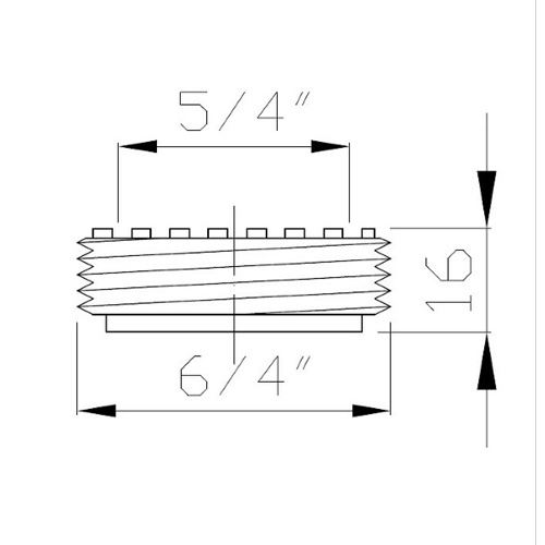 Redukce k sifonům 5/4" > 6/4", vnitřní, Plast Brno EM03000