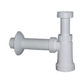 Umyvadlový sifon bez výpusti G 5/4", odpad 40 mm, Plast Brno EM05340