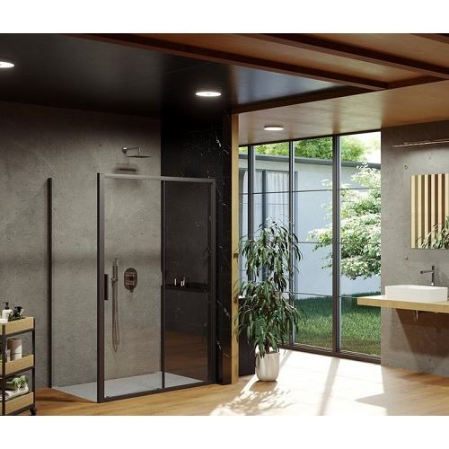 Sprchová stěna pevná Blix Slim BLSPS 900 mm, sklo transparent, profil lesk alu, Ravak, X9BM70C00Z1