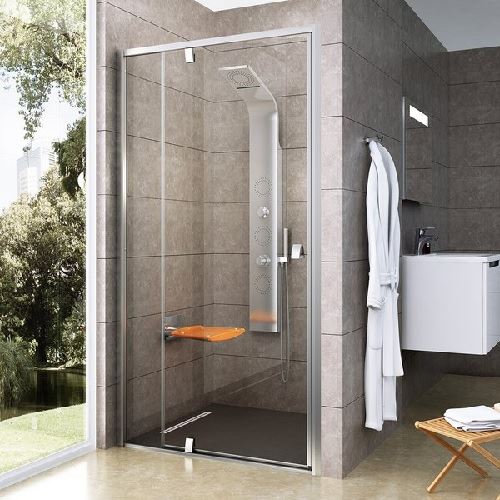 Sprchové dveře Pivot PDOP2 1000 mm, sklo transparent, profil satin, Ravak, 03GA0U00Z1