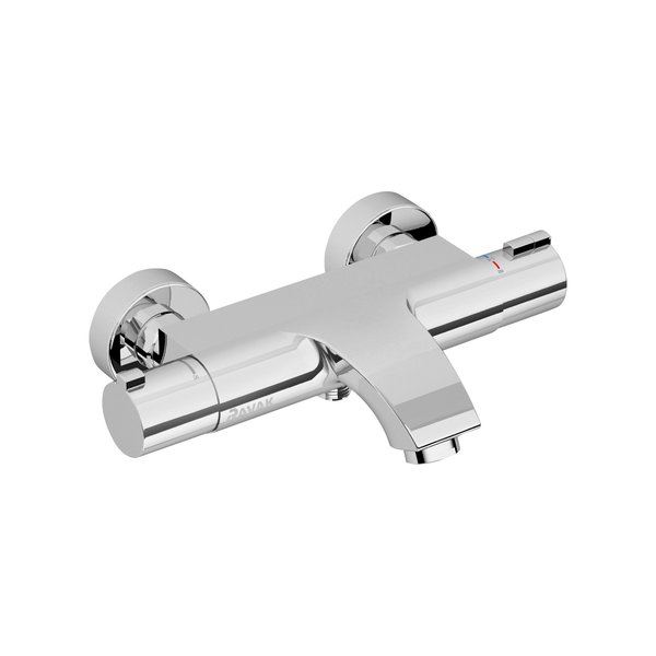 Vanová baterie Termo 150 mm, chrom, nástěnná, termostatická, bez příslušenství, TE 082.00, Ravak X070046