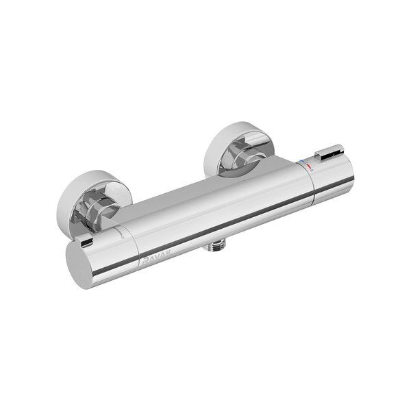 Sprchová baterie Termo 150 mm, chrom, nástěnná, termostatická, bez příslušenství, TE 072.00, Ravak X070051
