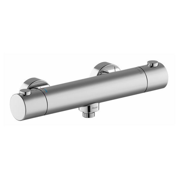Sprchová baterie Termo 150 mm, chrom, nástěnná, termostatická, bez příslušenství, PU 033.00, Ravak X070116