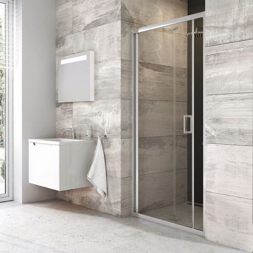 Sprchové dveře Blix BLDZ2 700 mm, sklo transparent, profil lesk alu, Ravak, X01H10C00Z1