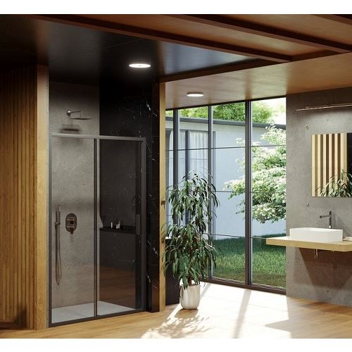 Sprchové dveře Blix Slim BLSDP2 1000 mm, sklo transparent, profil lesk alu, Ravak, X0PMA0C00Z1