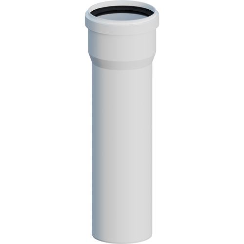 Trubka odkouření d 125, délka 1 m, PP, Ricom Gas 22125B