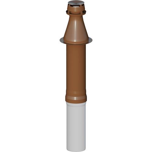 Svislý komínek odkouření d 60/100, PP/AL, Ricom Gas PP60/100DDBR