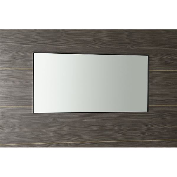 Arowana zrcadlo 100 × 500, černá/mat, Sapho AWB1050