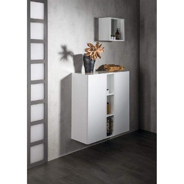 Skříňka policová Espace, 35 × 35 × 22 cm, bílá, Sapho ESC150-3030