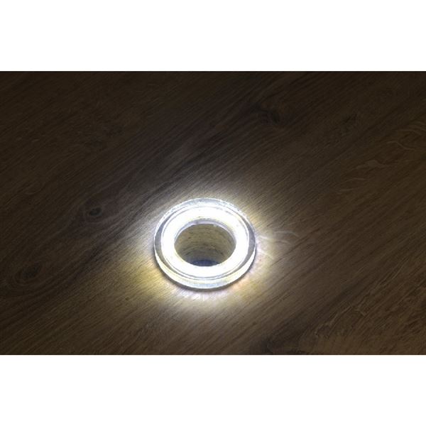 Osvětlení pod skleněné umyvadlo LEDRING 1,2W, 5000-5500K, Sapho WP94051LED