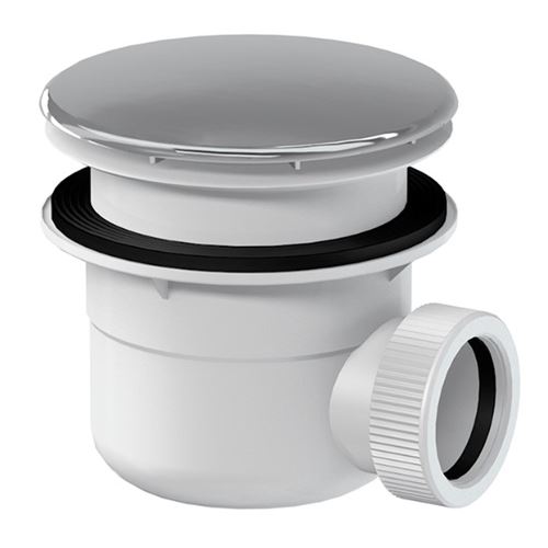 Vaničkový sifon P-1440P 90, odpad 40 mm, chrom, Slovarm 620924