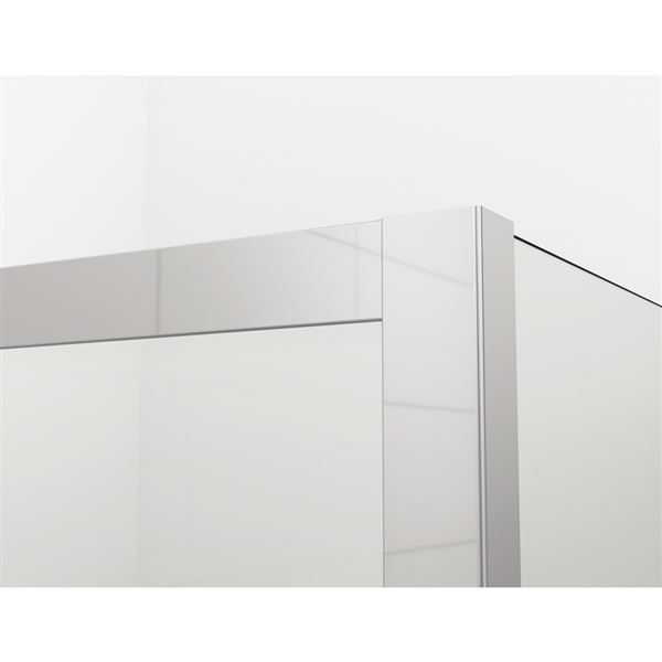 Sprchové dveře DIVERA D22S3 900 mm, sklo čiré, profil aluchrom, SanSwiss D22S30905007